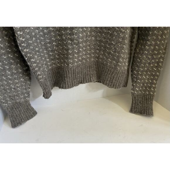 Woolrich Vintage Wool Crewneck Sweater – Men’s Large, Light Brown - Picture 2 of 10